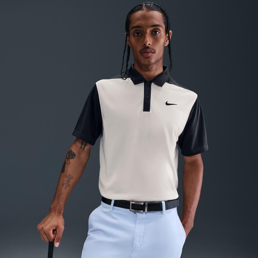 Nike Victory+ Dri-FIT golfpolo voor heren Bruin - Foto 2