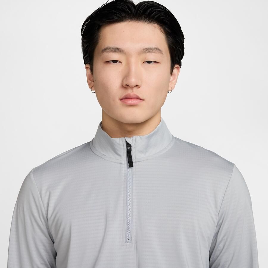 Nike Victory Dri-FIT golftop met halflange rits voor heren Grijs