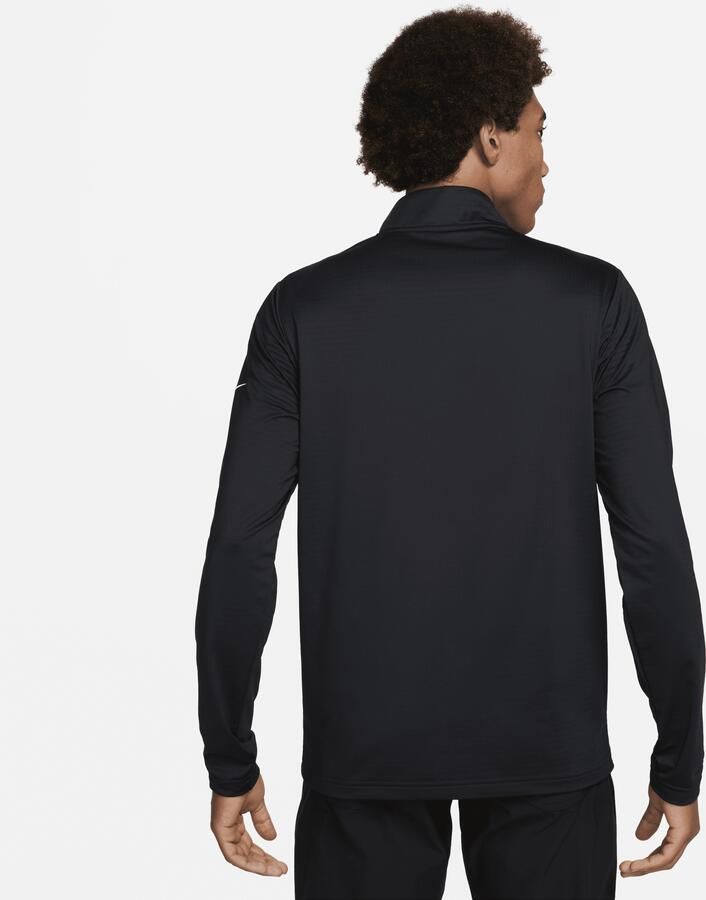 Nike Victory Dri-FIT golftop met halflange rits voor heren Zwart - Foto 4