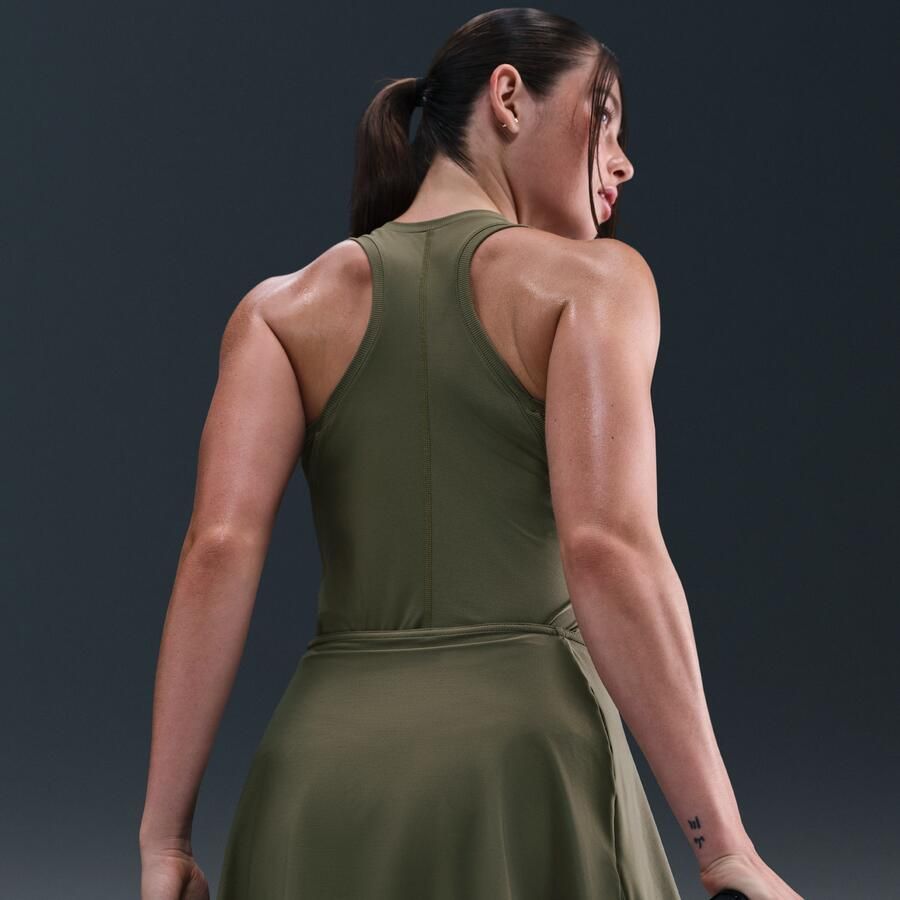 Nike Victory Dri-FIT korte ruimvallende tennisrok voor dames Groen - Foto 2