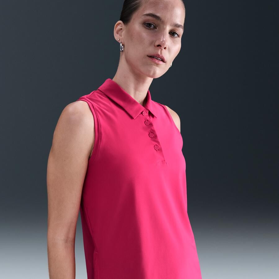 Nike Victory Dri-FIT mouwloze polo voor dames Roze - Foto 4