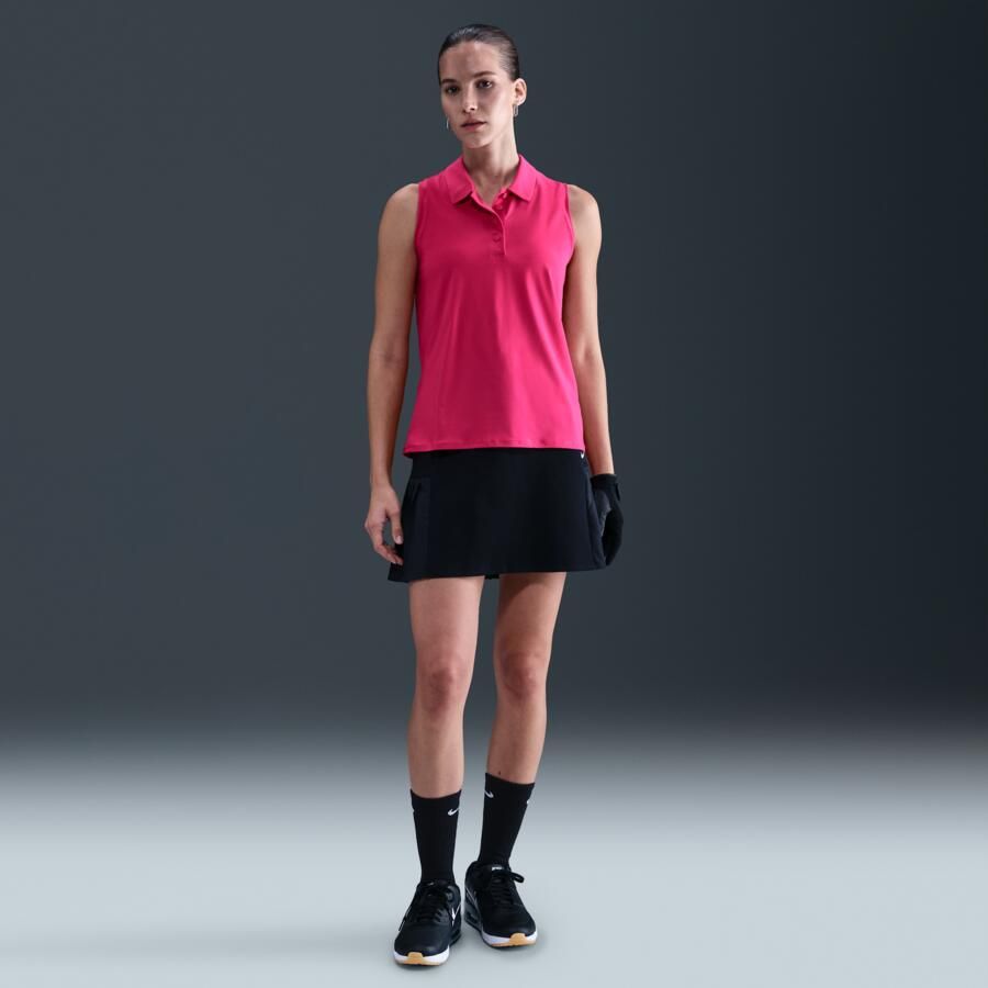 Nike Victory Dri-FIT mouwloze polo voor dames Roze - Foto 3