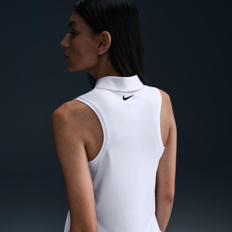 Nike Victory Dri-FIT mouwloze polo voor dames Wit - Foto 4