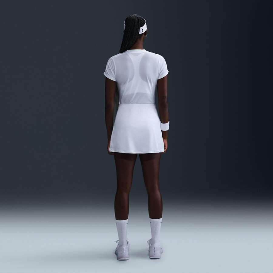 Nike Victory Dri-FIT rechte tennisrok Wit - Foto 3