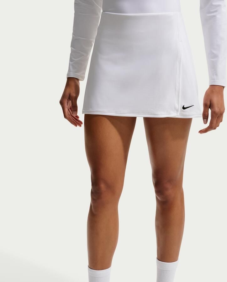 Nike Victory Dri-FIT rechte tennisrok Wit - Foto 9
