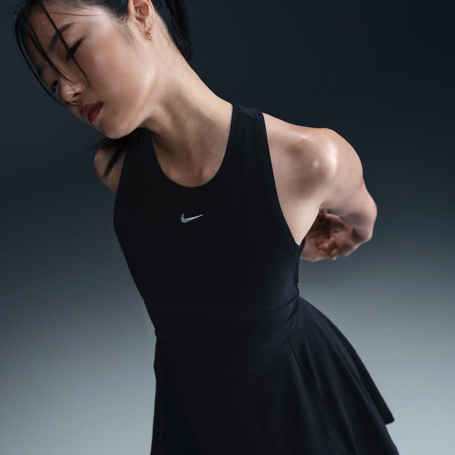 Nike Victory Dri-FIT tennisjurk Zwart - Foto 3