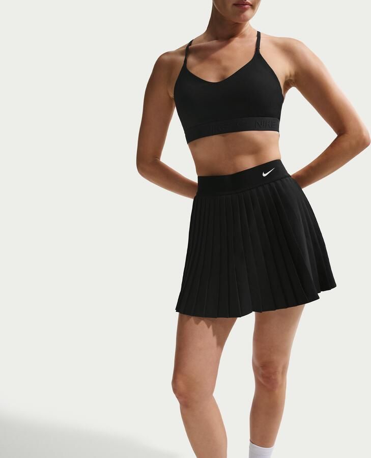 Nike Victory Dri-FIT tennisrok met hoge taille Zwart - Foto 3