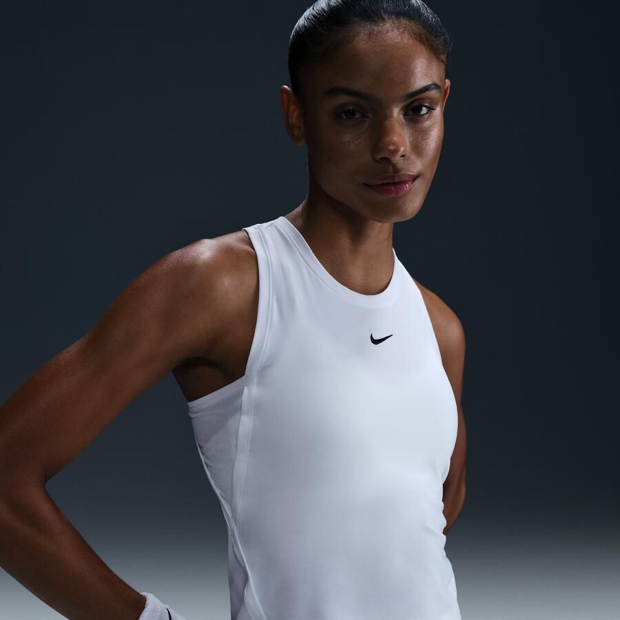 Nike Victory Dri-FIT tennistanktop voor dames Wit - Foto 3