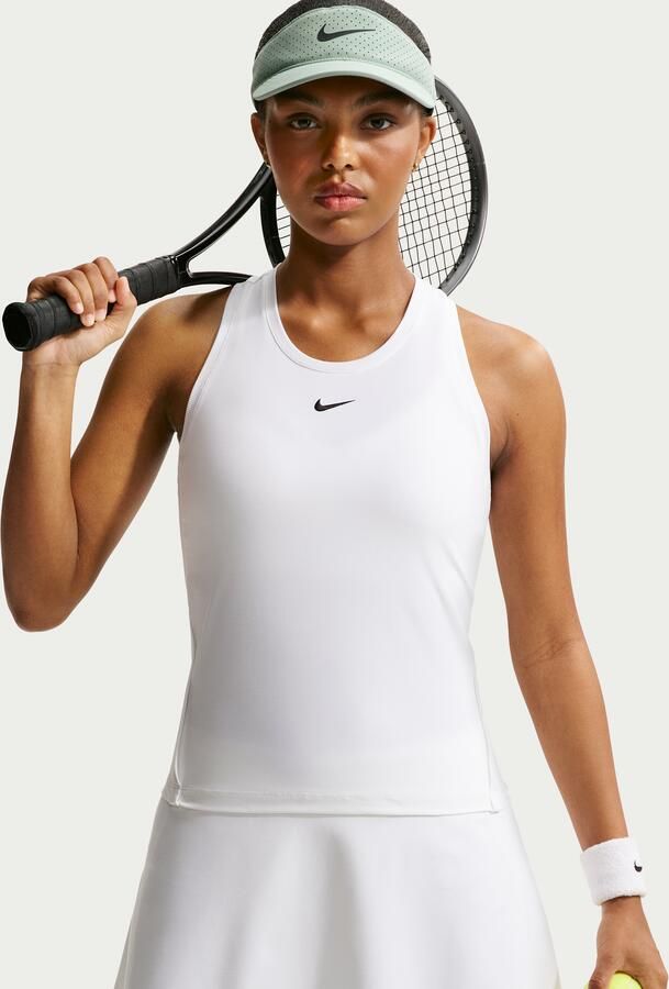 Nike Victory Dri-FIT tennistanktop voor dames Wit - Foto 4