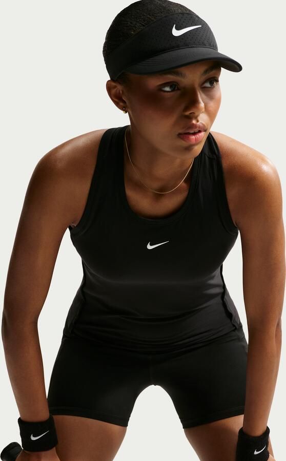 Nike Victory Dri-FIT tennistanktop voor dames Zwart - Foto 4