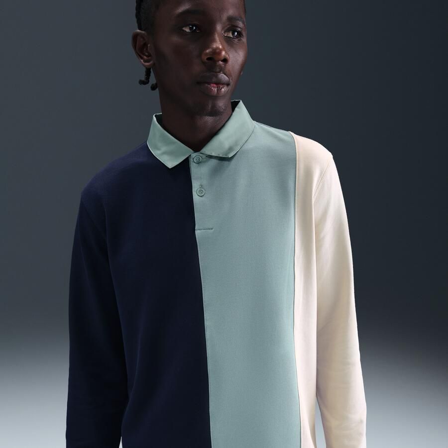 Nike Victory golfpolo met lange mouwen voor heren Blauw - Foto 4