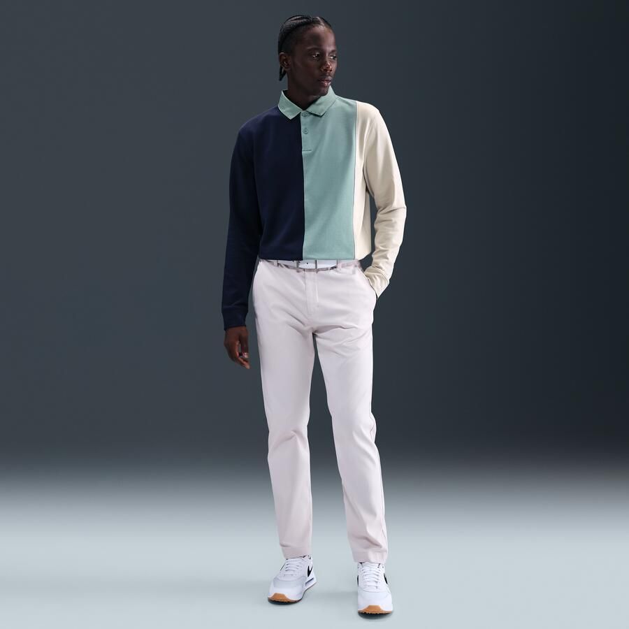 Nike Victory golfpolo met lange mouwen voor heren Blauw - Foto 3