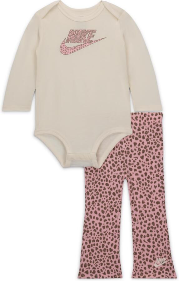 Nike Wild Warmth Babyset met rompertje en legging (0-9 maanden) Roze - Foto 2
