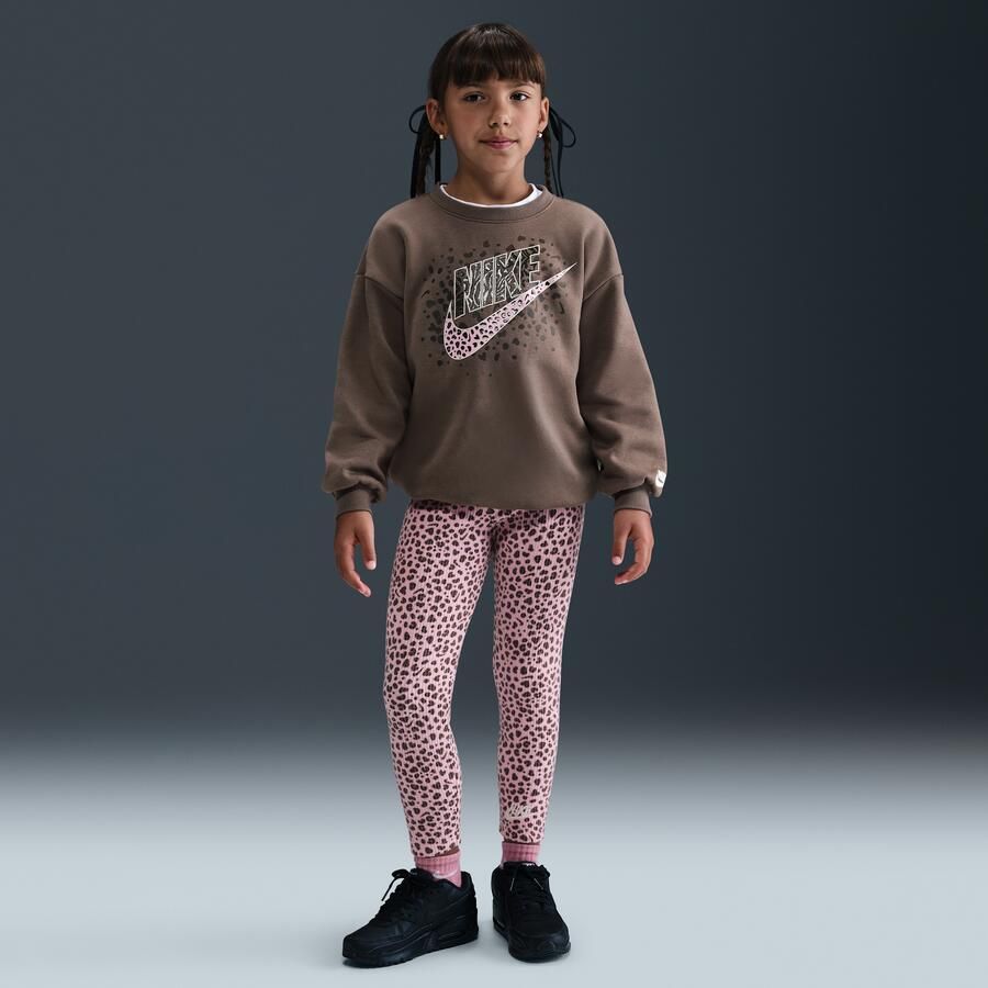 Nike Wild Warmth kleuterset met top met ronde hals en legging Roze - Foto 4