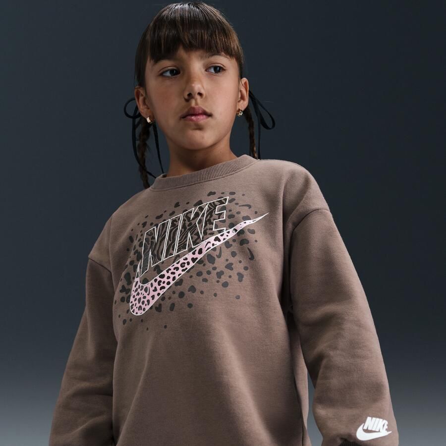 Nike Wild Warmth kleuterset met top met ronde hals en legging Roze