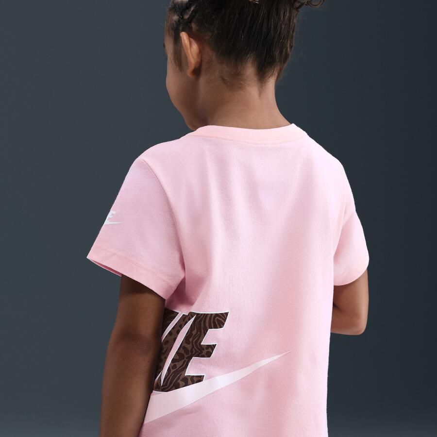 Nike Wild Warmth T-shirt met graphic voor kleuters Roze