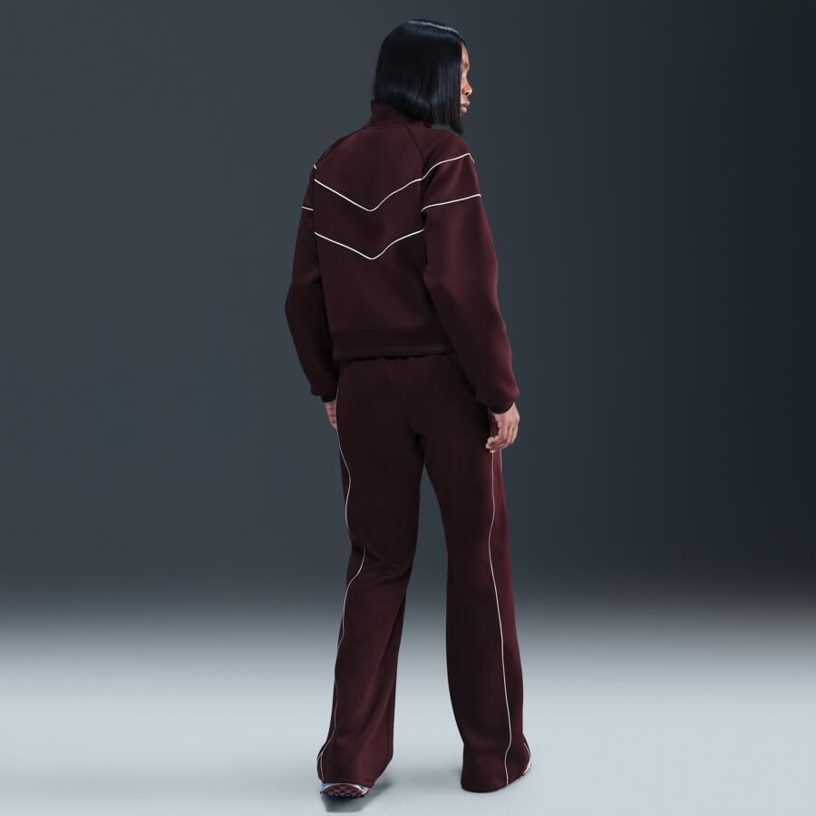 Nike Windrunner aansluitende knit damesbroek met halfhoge taille Rood - Foto 3