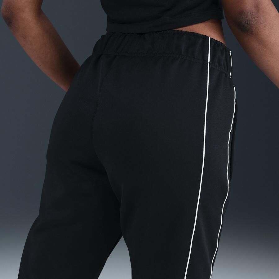 Nike Windrunner aansluitende knit damesbroek met halfhoge taille Zwart - Foto 2