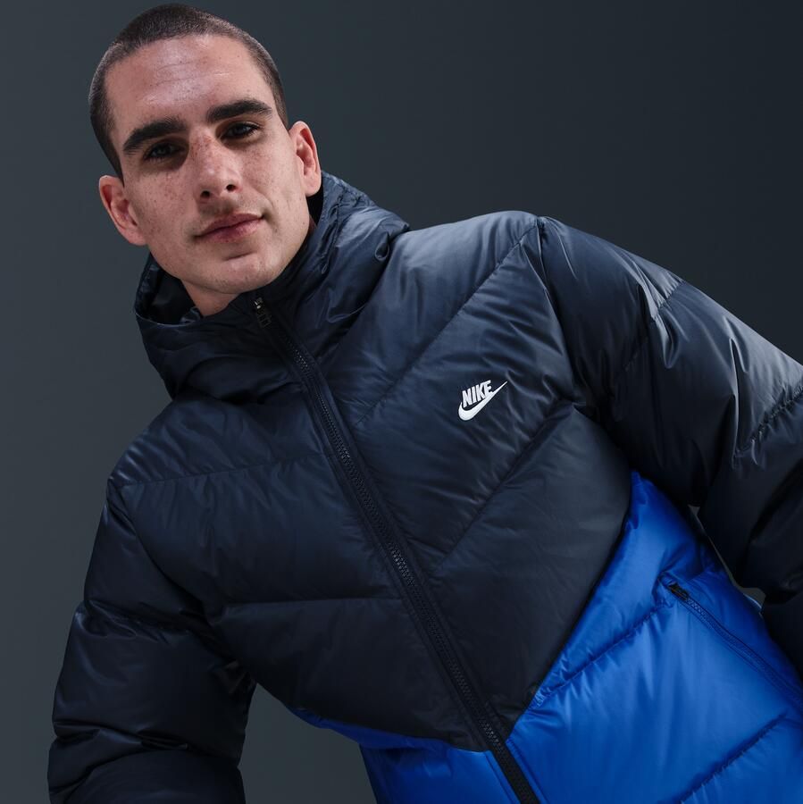 Nike Windrunner donsjack voor heren Blauw - Foto 3