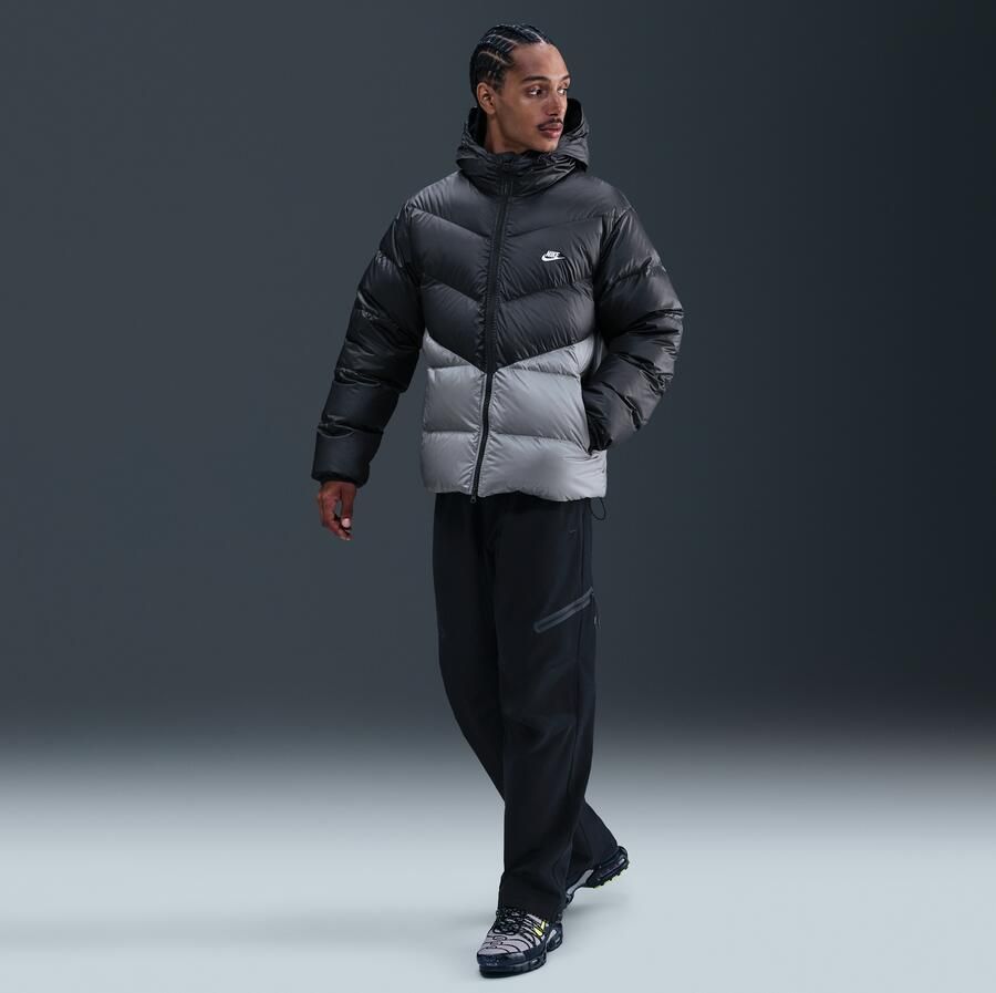 Nike Windrunner donsjack voor heren Grijs - Foto 3