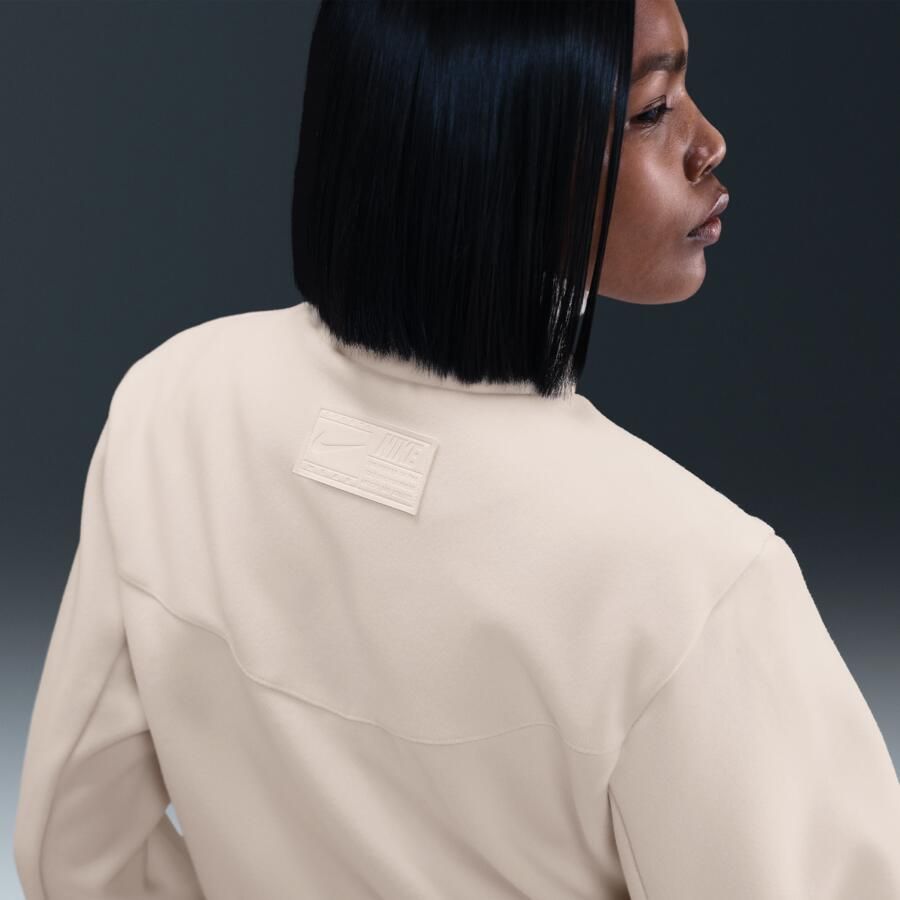 Nike Windrunner getailleerde damesjack Bruin