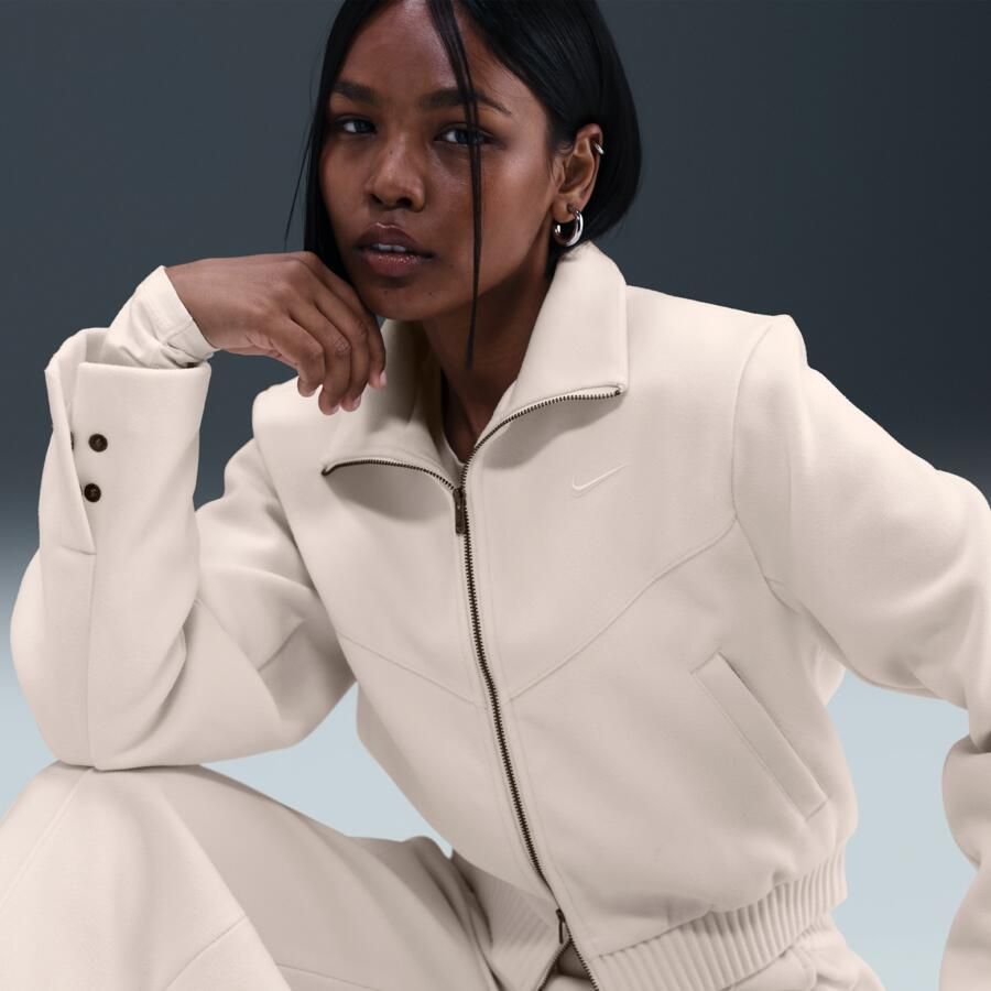 Nike Windrunner getailleerde damesjack Bruin - Foto 2