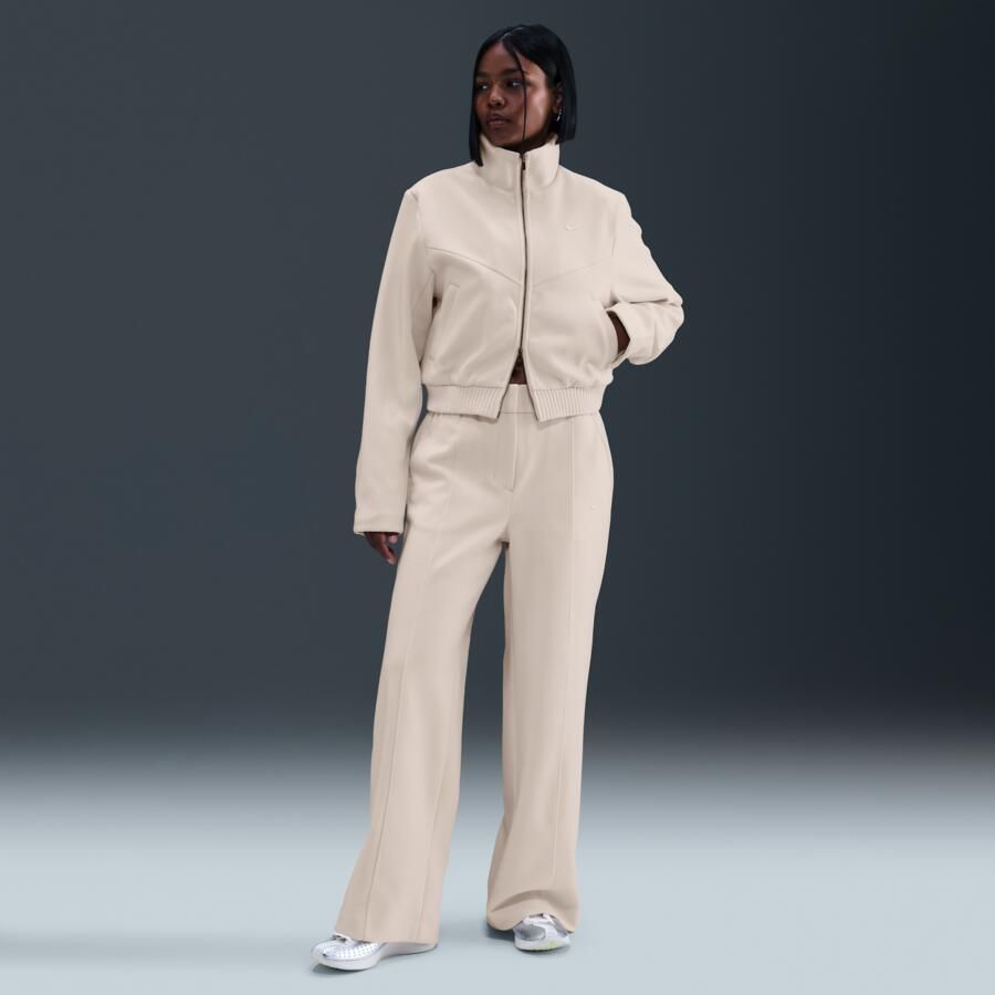 Nike Windrunner getailleerde damesjack Bruin - Foto 3