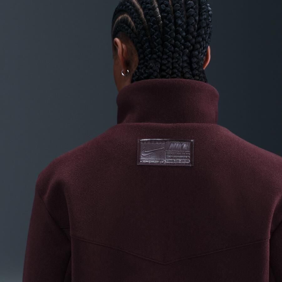 Nike Windrunner getailleerde damesjack Rood