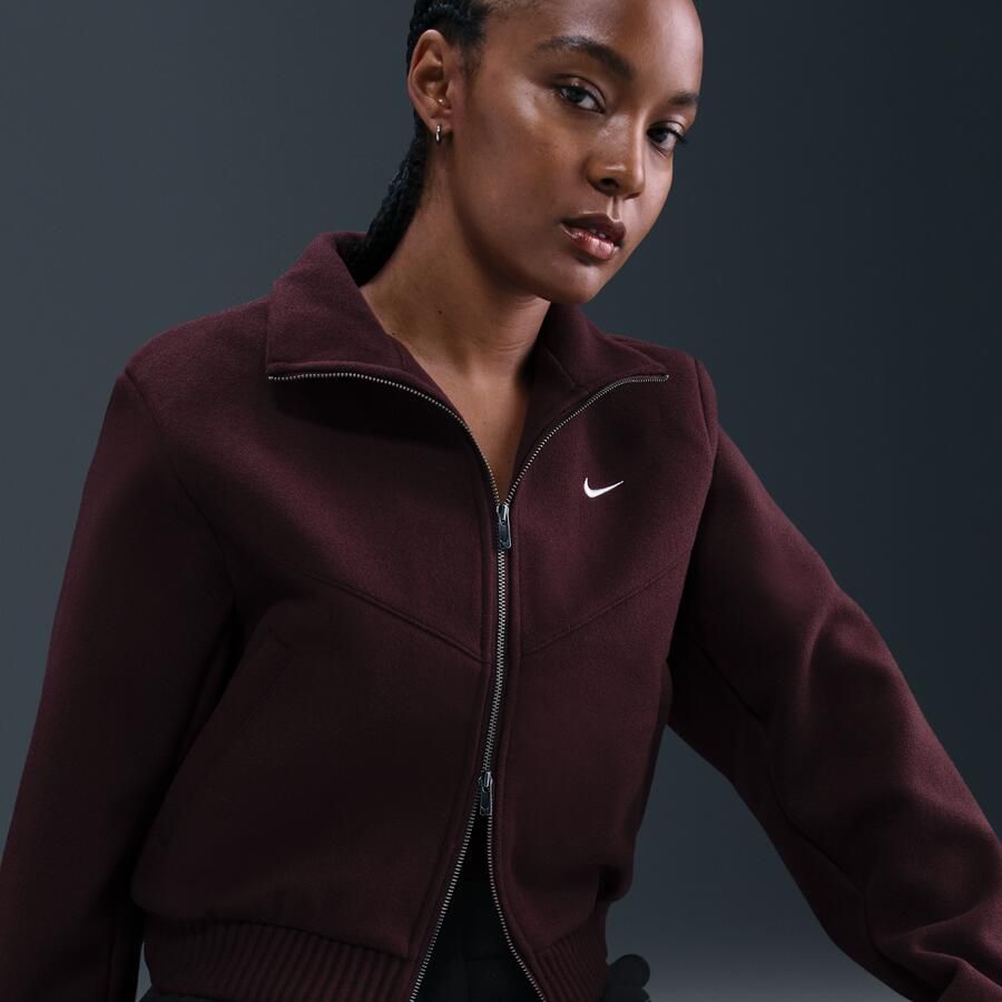 Nike Windrunner getailleerde damesjack Rood - Foto 2