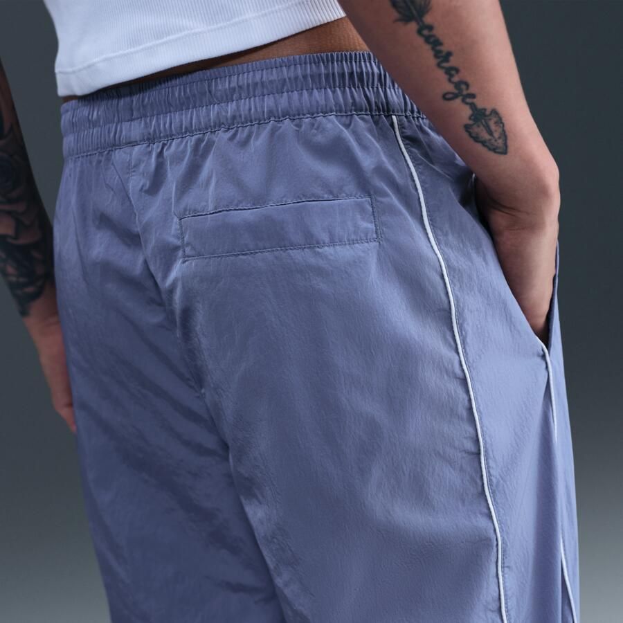 Nike Windrunner geweven damesbroek met hoge taille en open zomen Blauw - Foto 2