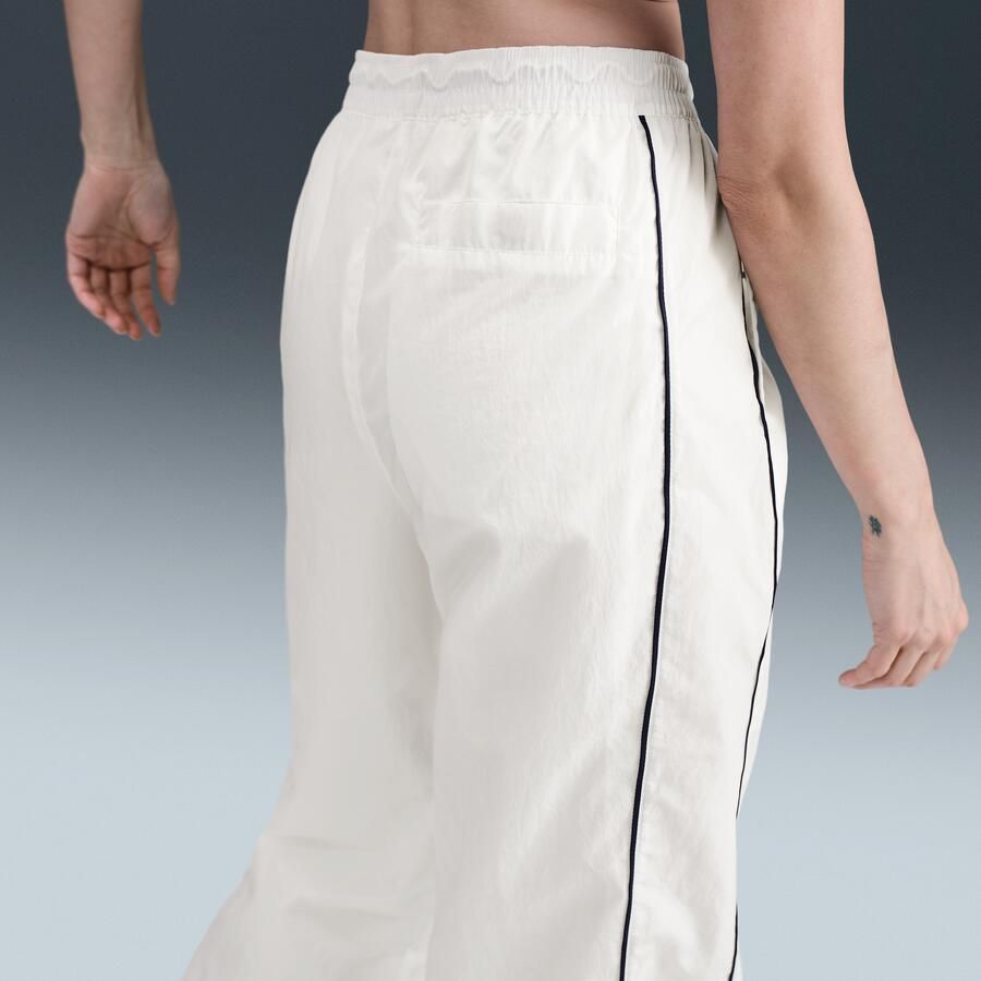 Nike Windrunner geweven damesbroek met hoge taille en open zomen Wit - Foto 2