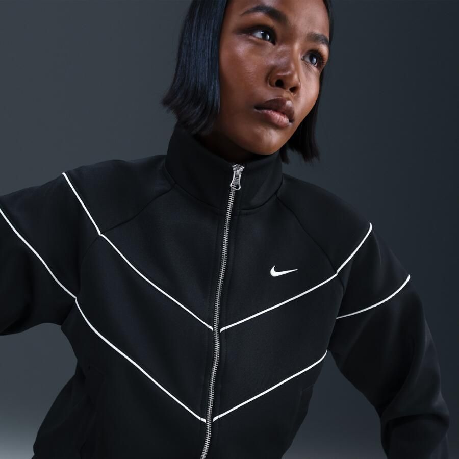 Nike Windrunner Knit damesjack Zwart - Foto 2