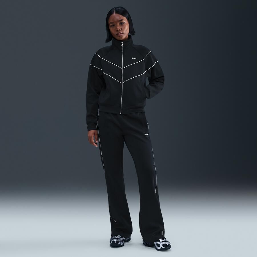Nike Windrunner Knit damesjack Zwart - Foto 3