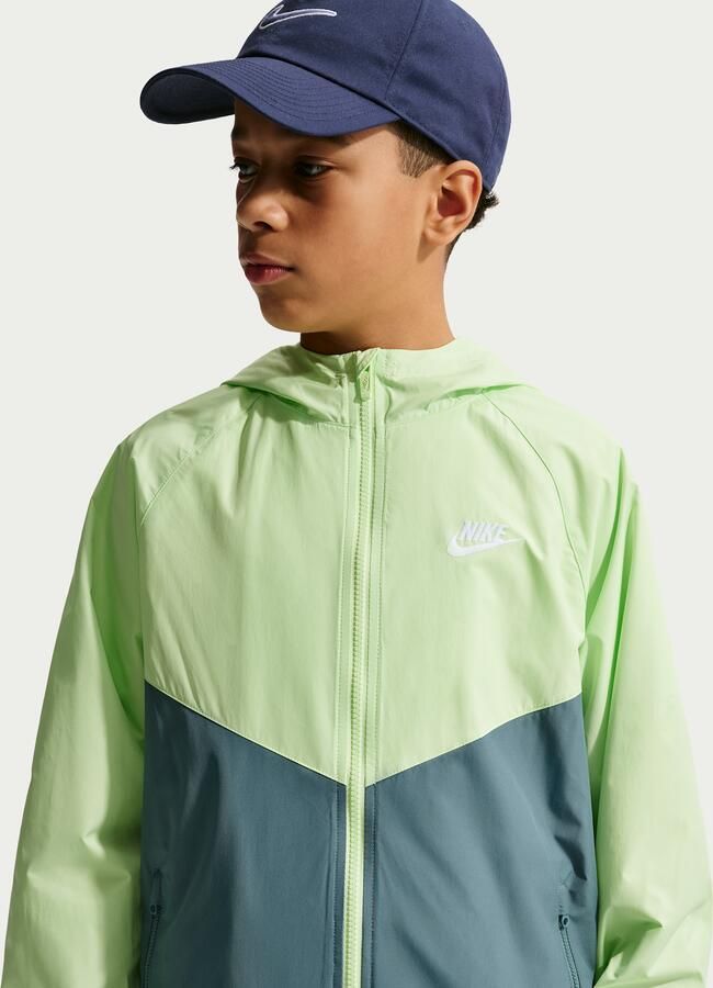 Nike Windrunner Repel kinderjack met capuchon Groen - Foto 2