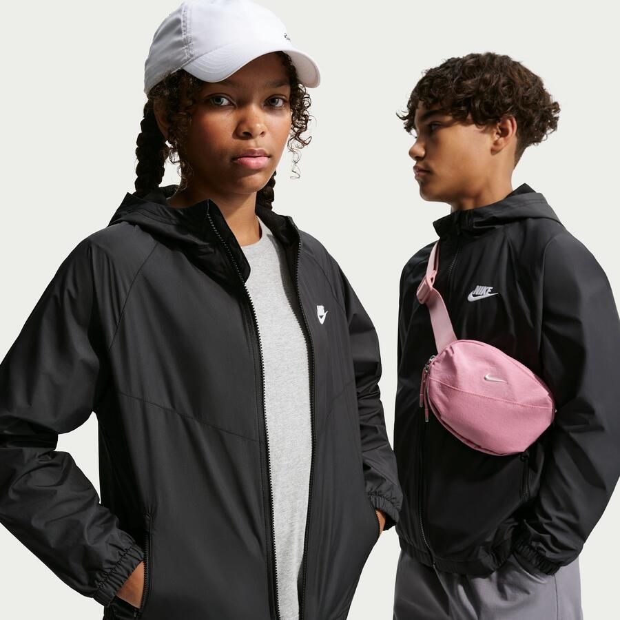 Nike Windrunner Repel kinderjack met capuchon Zwart - Foto 4