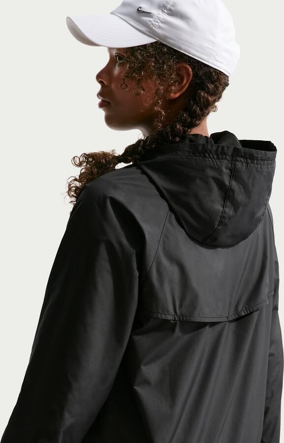 Nike Windrunner Repel kinderjack met capuchon Zwart - Foto 3