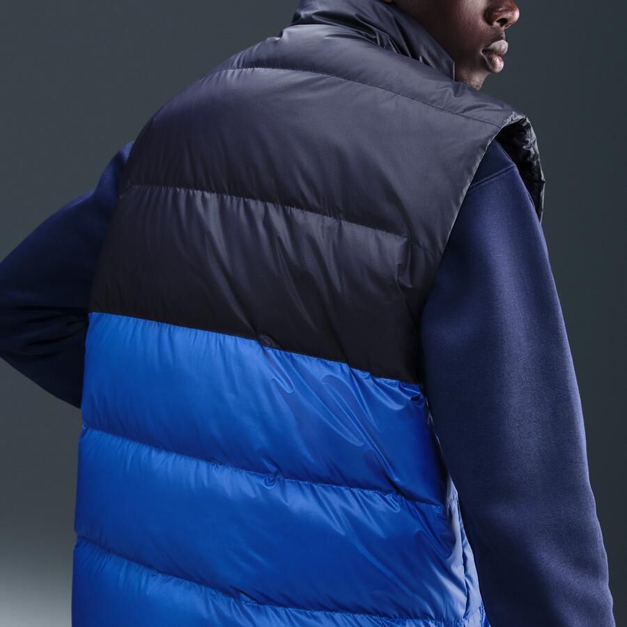 Nike Windrunner statement bodywarmer met donsvulling voor heren Blauw