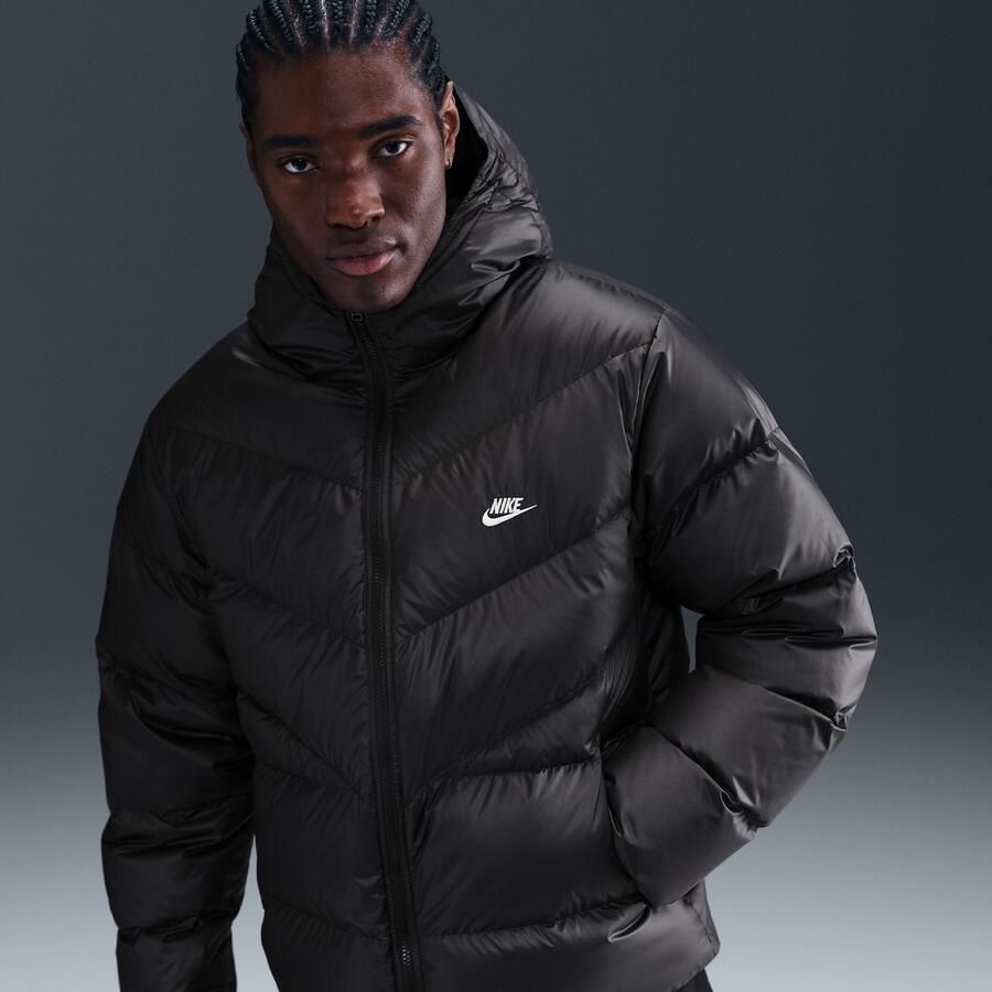Nike Windrunner statement donsjack voor heren Zwart - Foto 4
