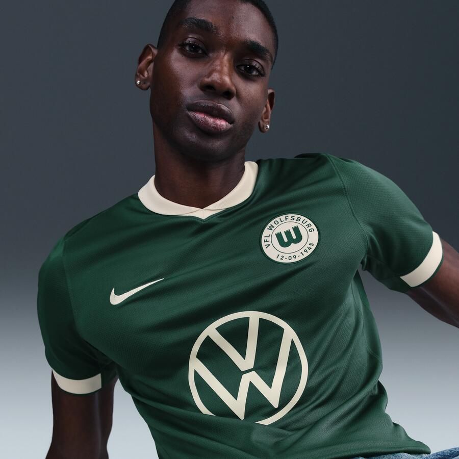 Nike Wolfsburg 2025 2026 Stadium shirt Groen - Foto 2