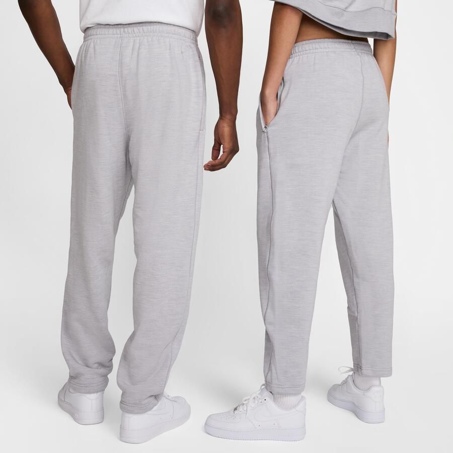 Nike Wool Classics fleecebroek met open zoom Grijs