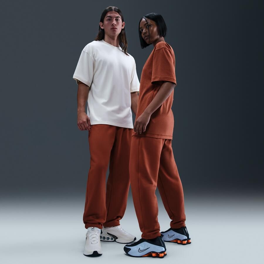 Nike Wool Classics fleecebroek met open zoom Rood - Foto 4