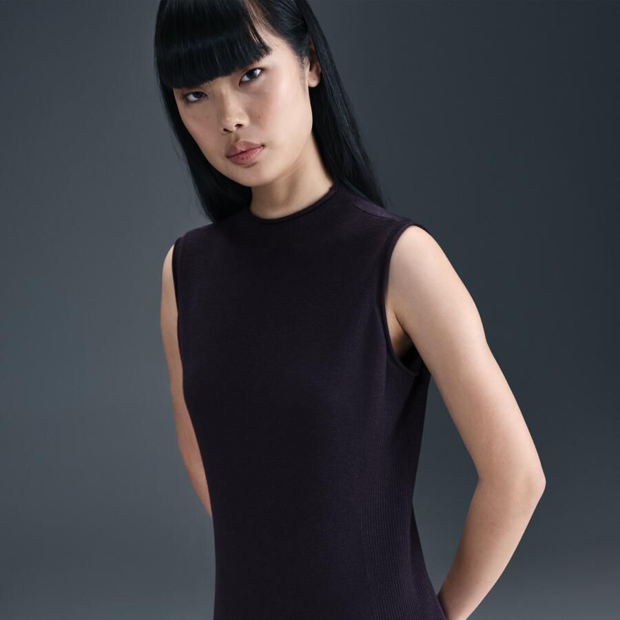 Nike Wool Classics knit jurk Paars