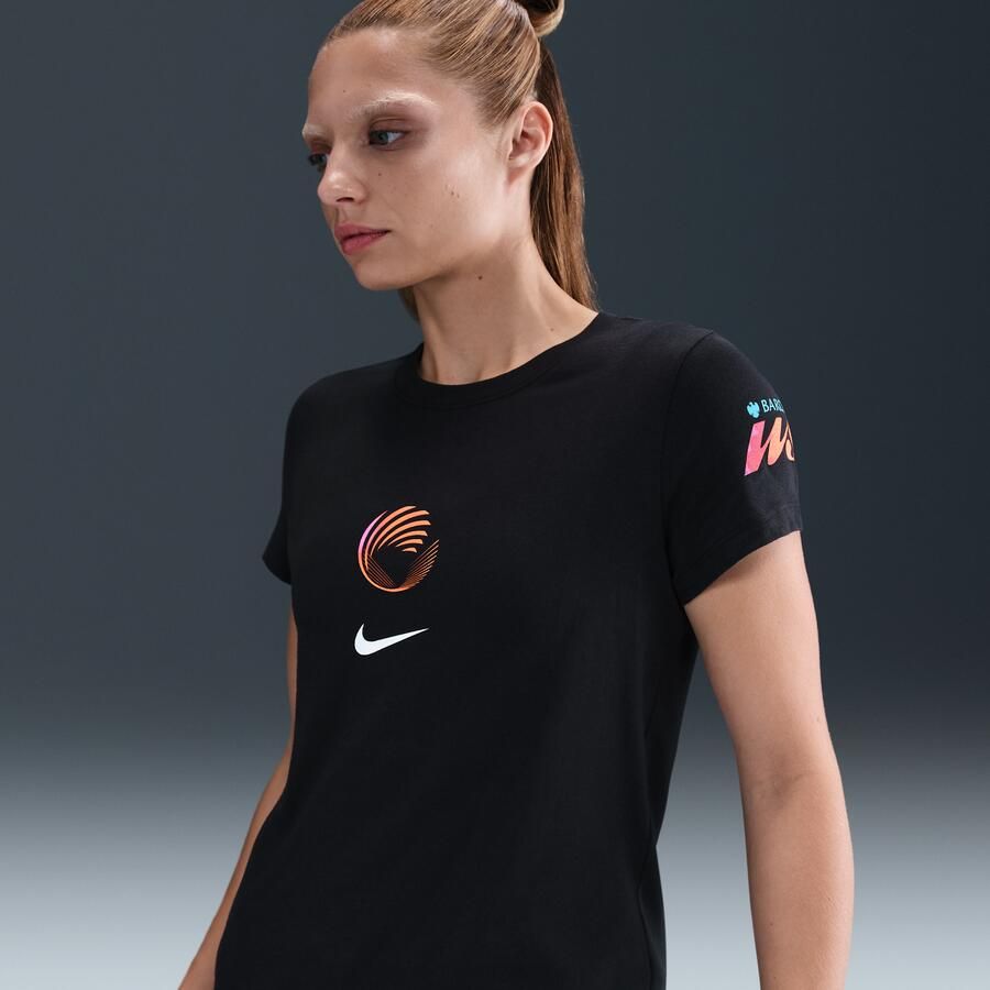 Nike WSL Football T-shirt voor dames Zwart - Foto 4