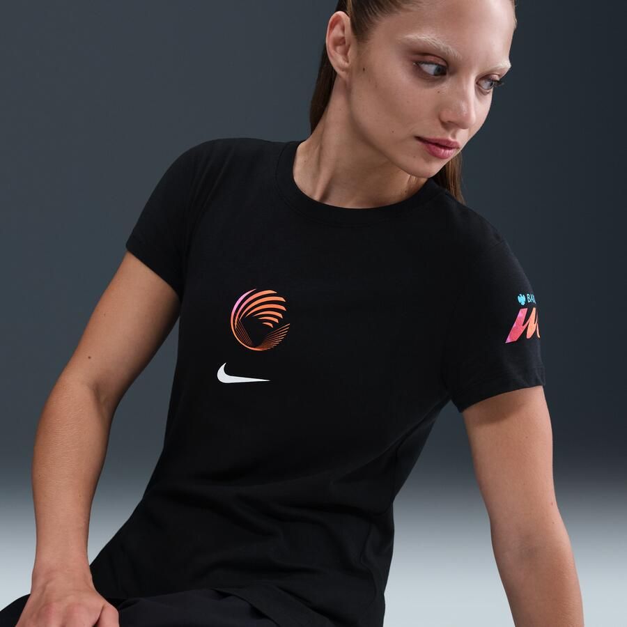 Nike WSL Football T-shirt voor dames Zwart - Foto 2