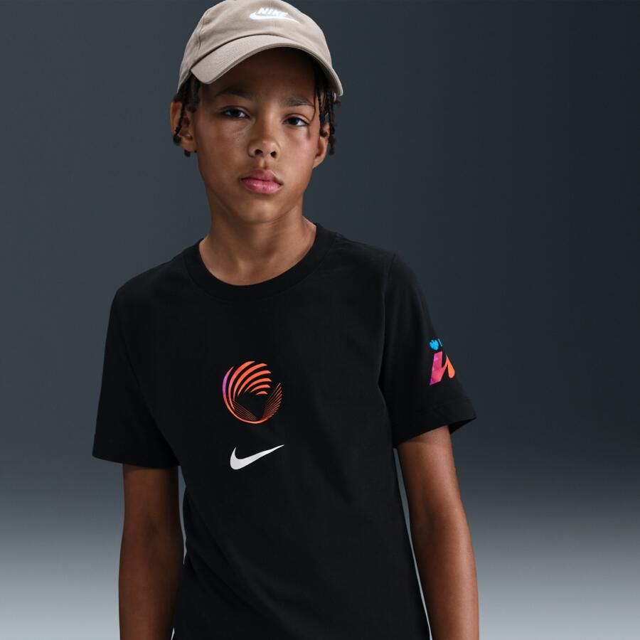 Nike WSL Football T-shirt voor oudere kids Zwart - Foto 4