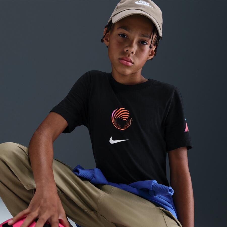 Nike WSL Football T-shirt voor oudere kids Zwart - Foto 2