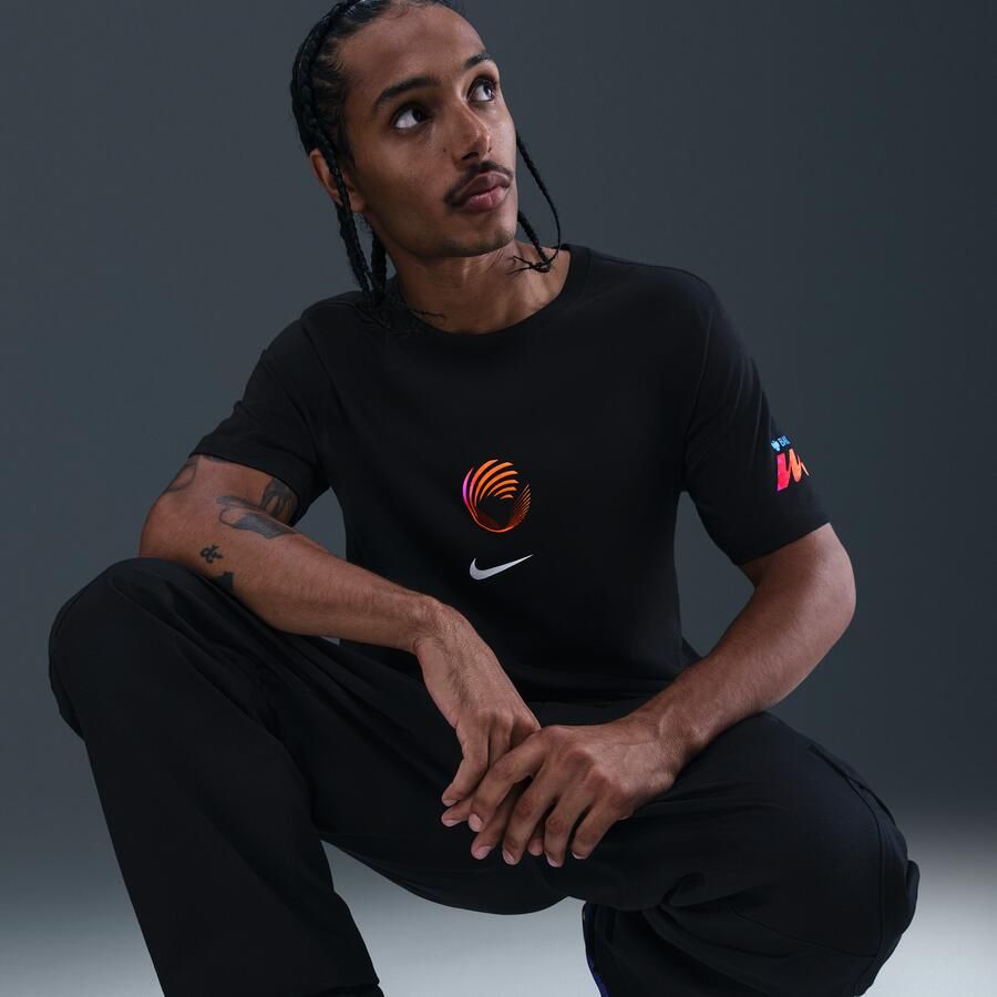 Nike WSL voetbalshirt voor heren Zwart - Foto 2