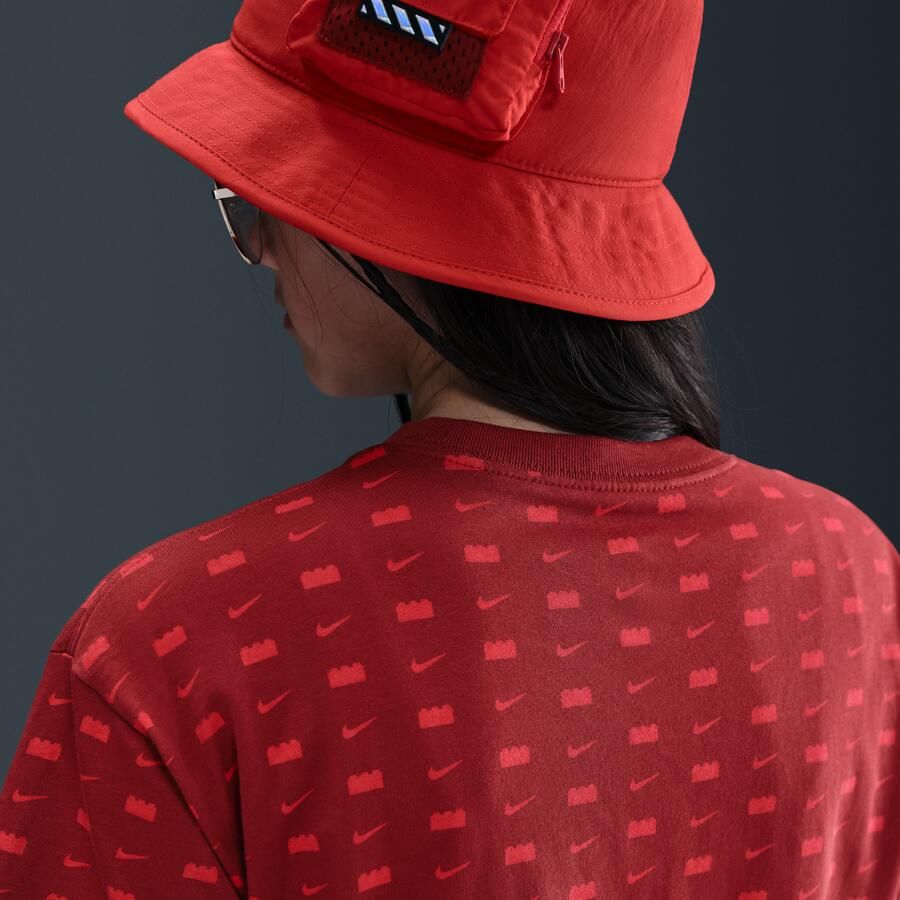 Nike x LEGO Collectie kort T-shirt voor meisjes Rood