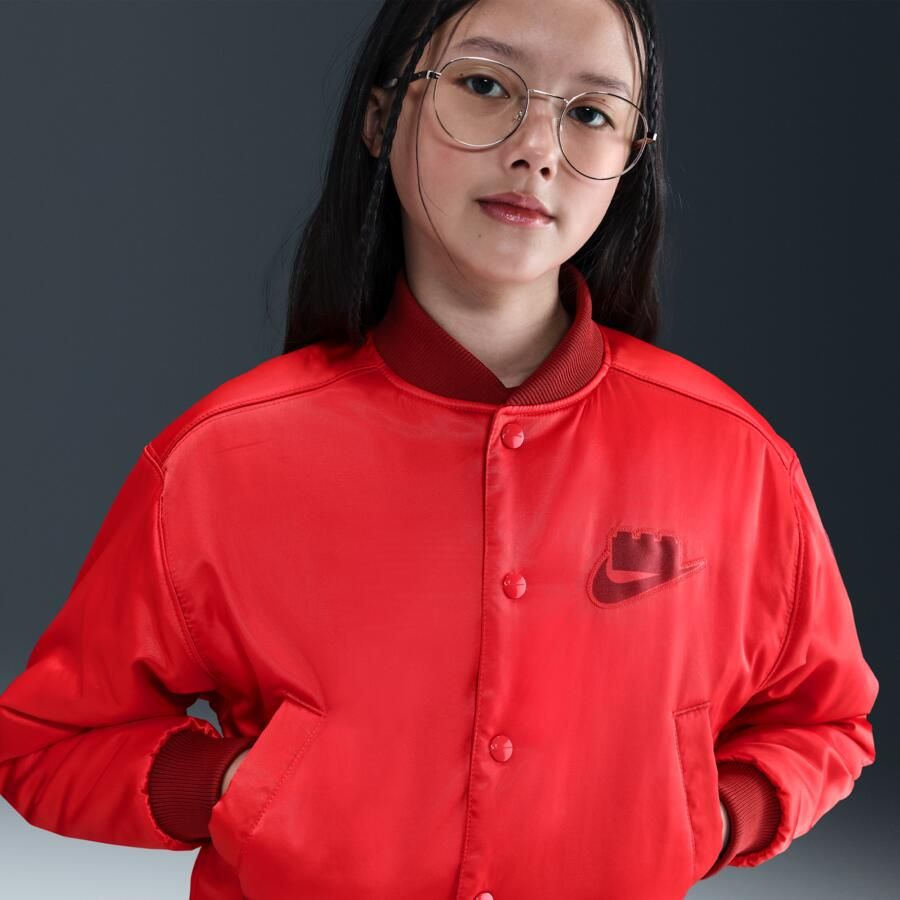 Nike x LEGO Collection basketbaljack voor kids Rood