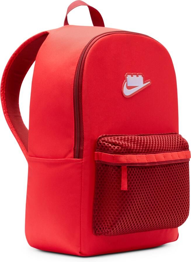 Nike x LEGO Collection Heritage rugzak (25 liter) Rood